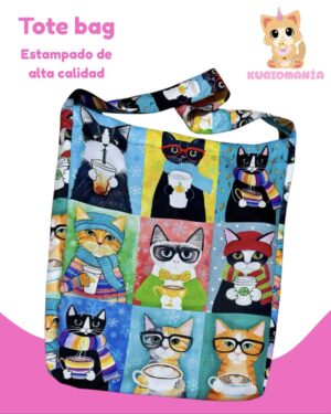 Tote bag Gatos 01