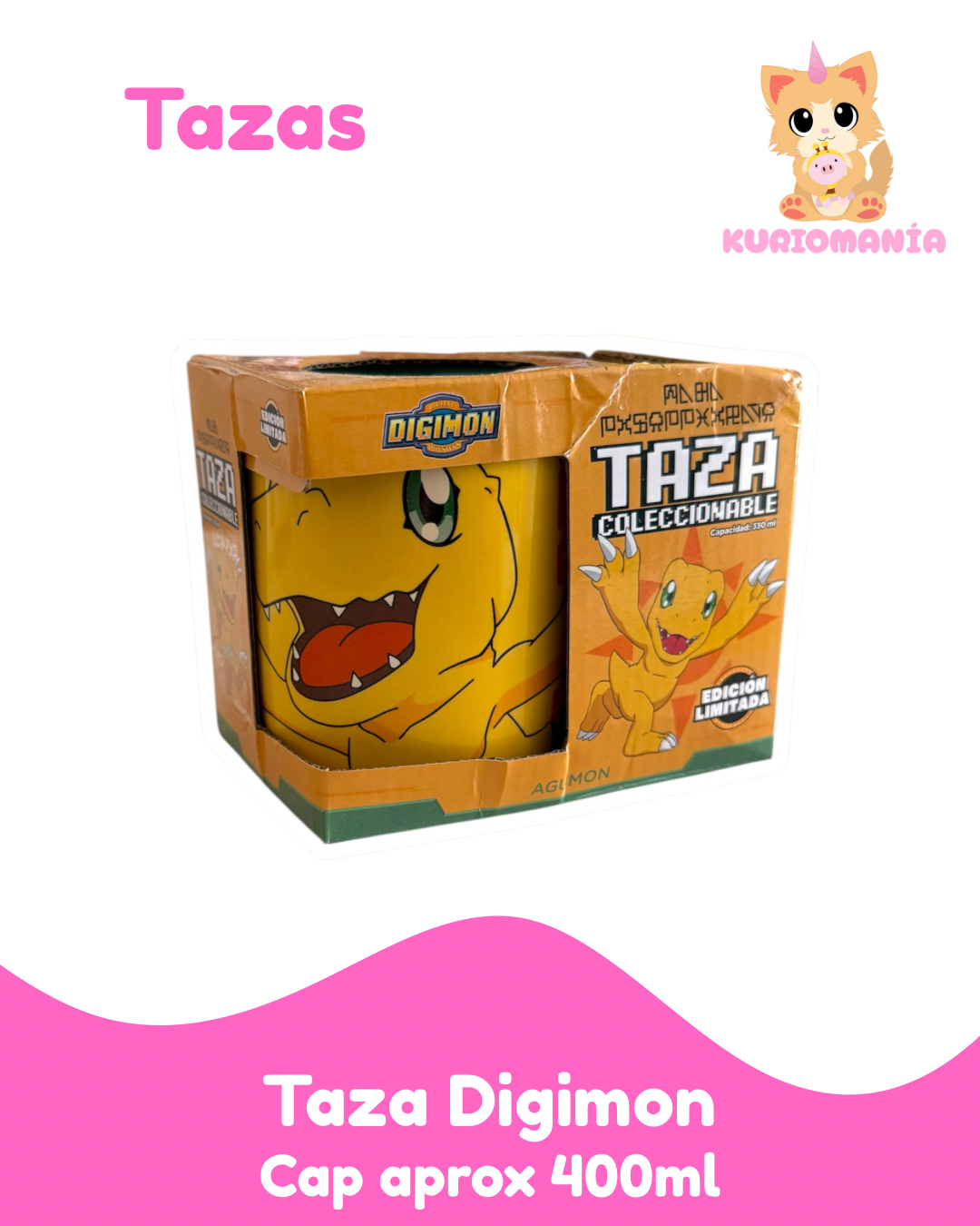 Taza Digimon Agumon
